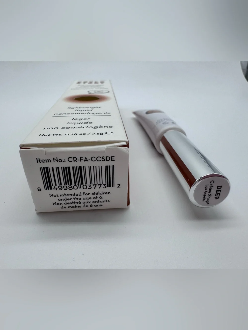 The Crème Shop Cover Story Full Coverage Concealer – Deep | New In Box